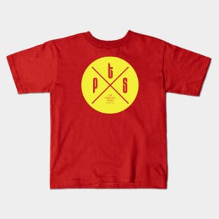 The Produce Stand Podcast patch yellow Kids T-Shirt